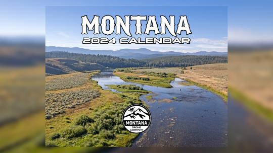 2024 montana scenic calendar aerial photographs thumbnail