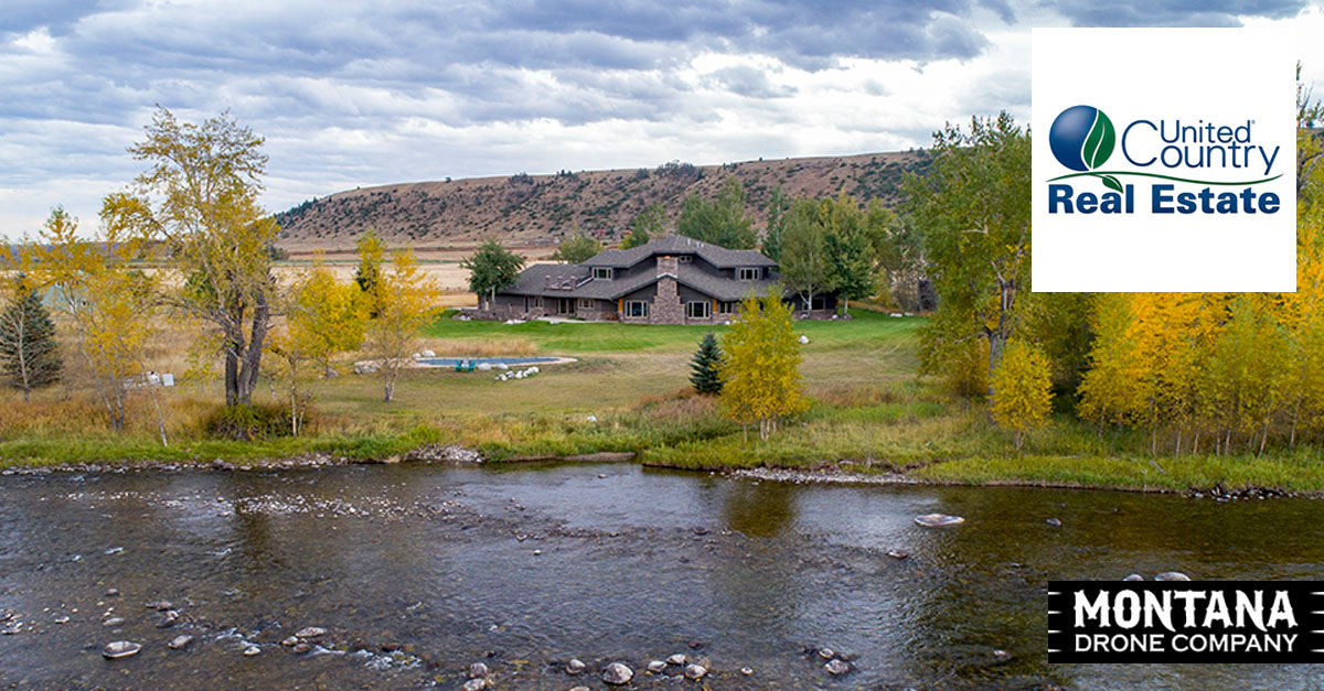 Absarokee MT Property For Sale | United Country Real Estate | Drone Video