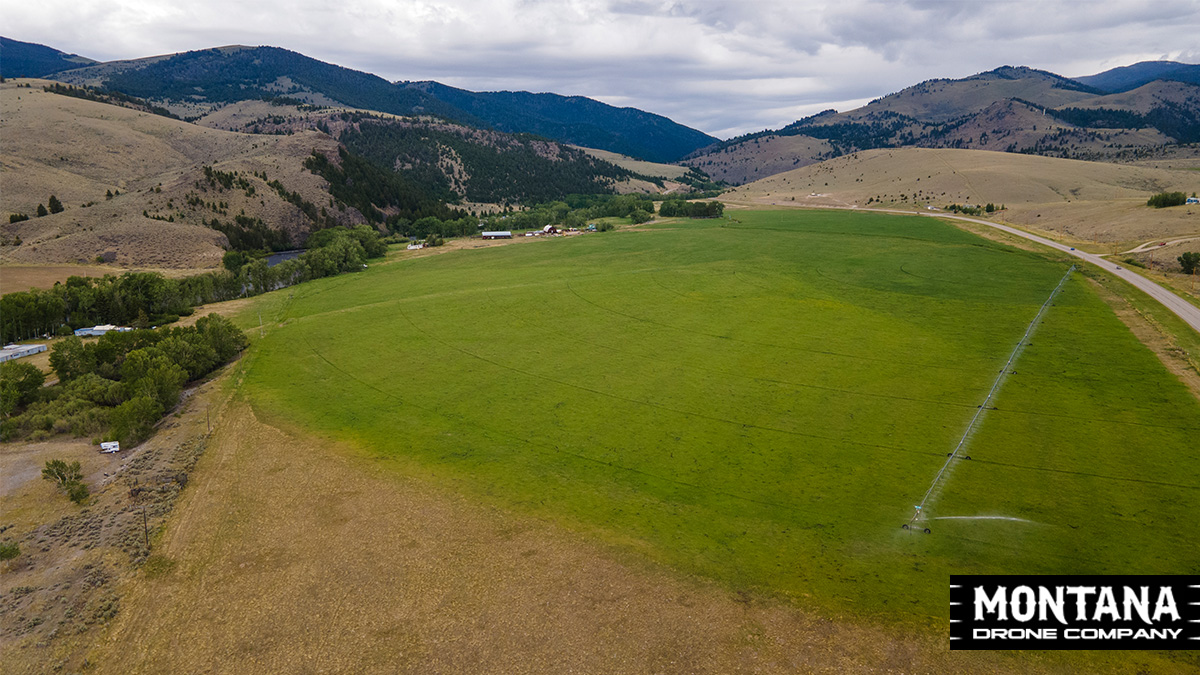 Around The Bend Pivot Watering Montana Field