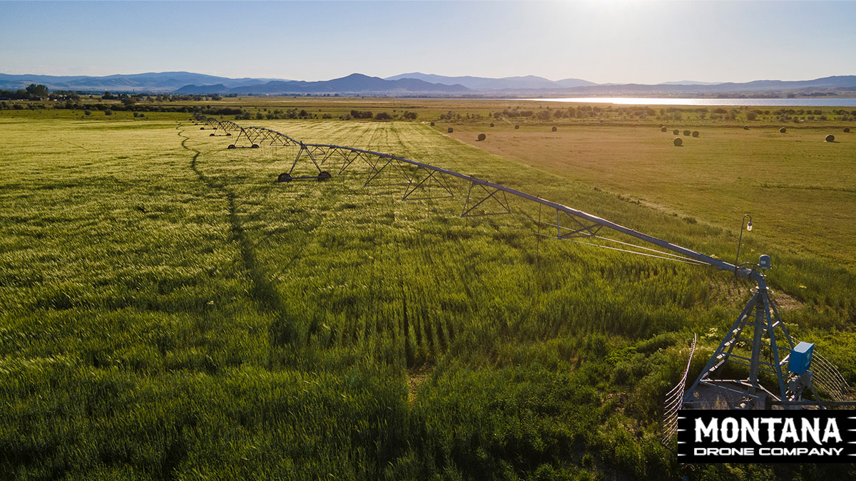 Center Pivot Irrigation System For Montana Hay Fields