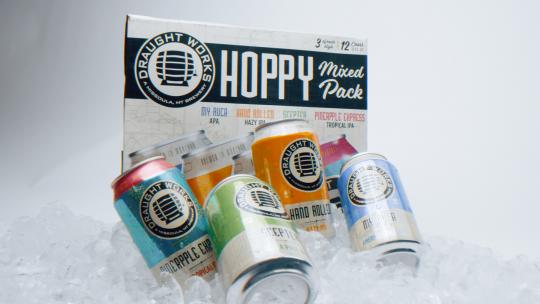 draught works hoppy mixed 12 pack product video thumbnail