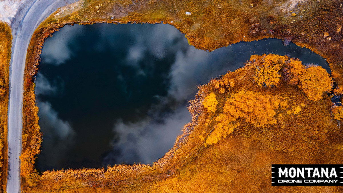 Fall Colors In Montana Boulder Hot Springs Drone Aerials