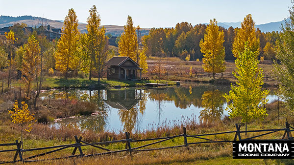 fall pond reflections bozeman mt thumbnail
