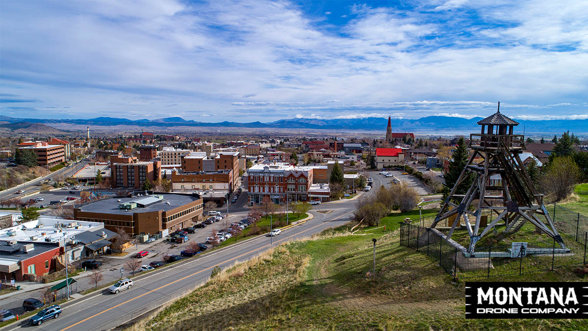 Firetower Watching Over The Helena Valley Drone Pilot Schwartz