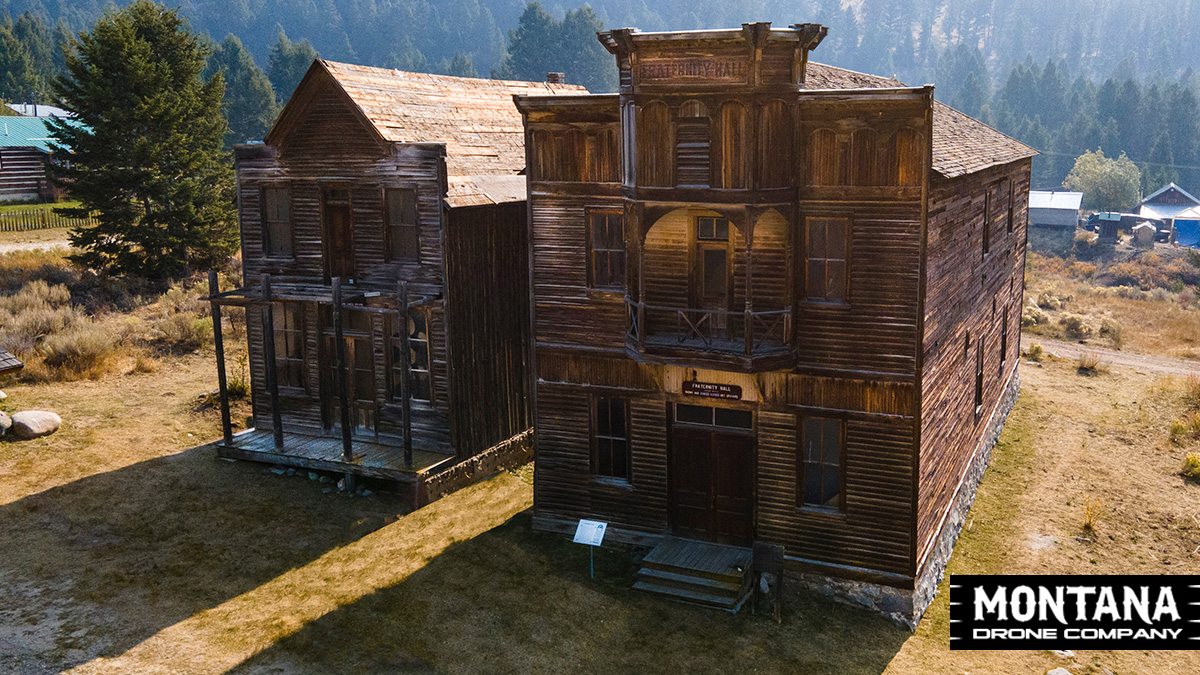 Ghost Towns In Montana Elkhorn Old Buildings Fraternity Hall