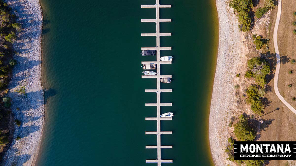 Goosebay Boat Docks Townsend Montana Drone Photography