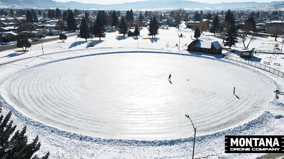 Ice Rink Clark Park Butte Mt Hockey Ice Skating