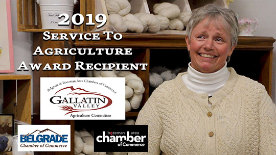 lavonne stucky from the wool mill 2019 gallatin county ag service award winner thumbnail