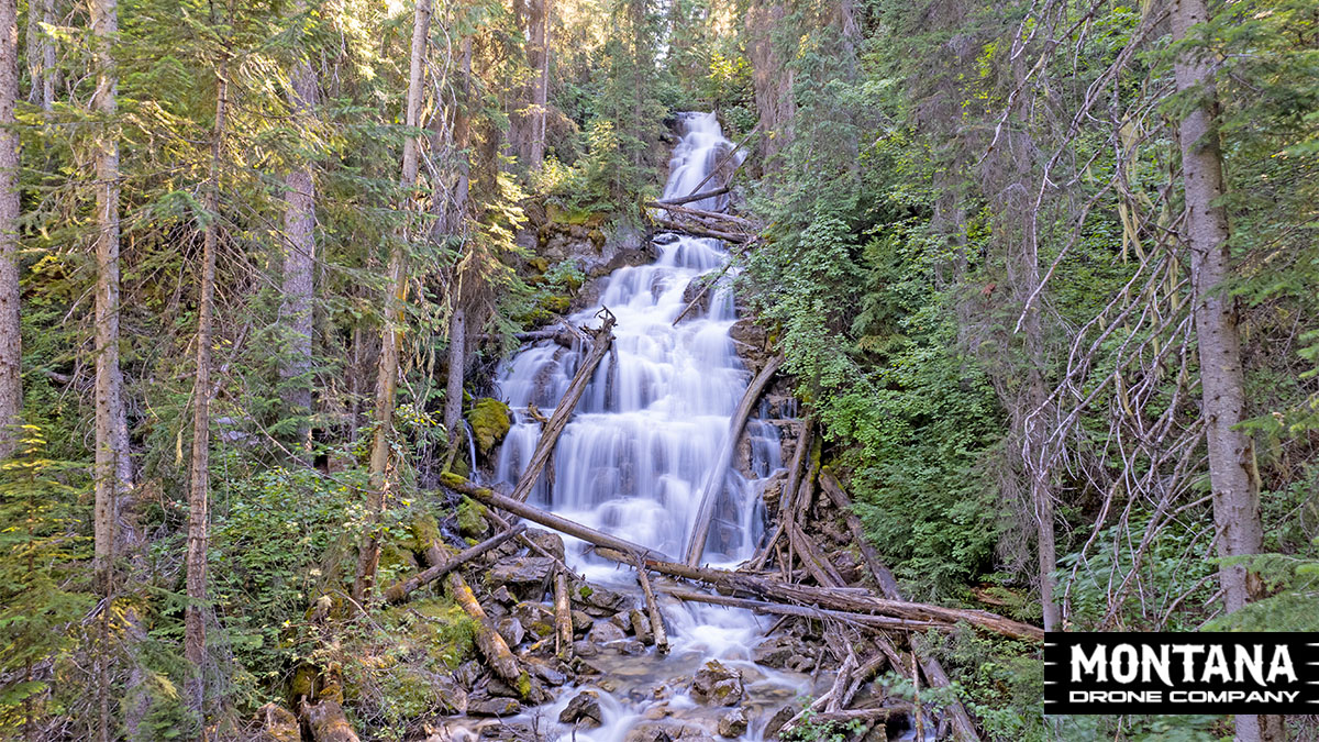 Martin Falls Whitefish Montana Waterfall