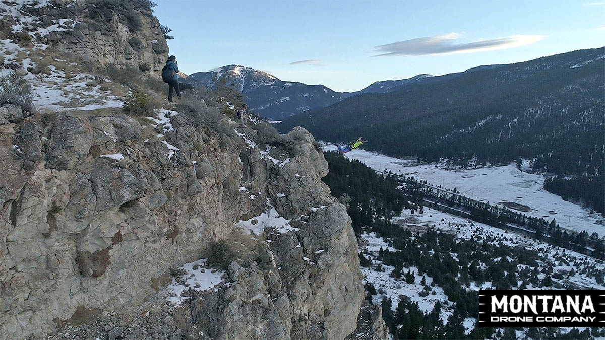 Montana Base Jumping | Storm Castle Peak | Drone Footage