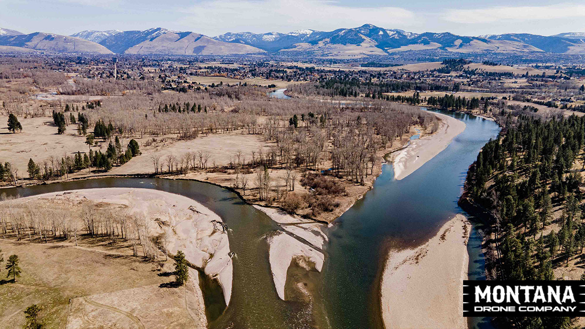 Montana Bitterroot River Meets The Clarks Fork River Mdc