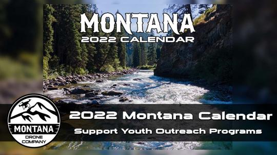 montana calendars for sale featuring drone photos support youth outreach programs thumbnail