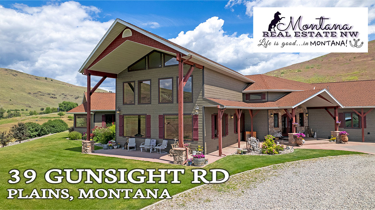 Montana Home For Sale | 39 Gunsight Rd | Plains, Montana