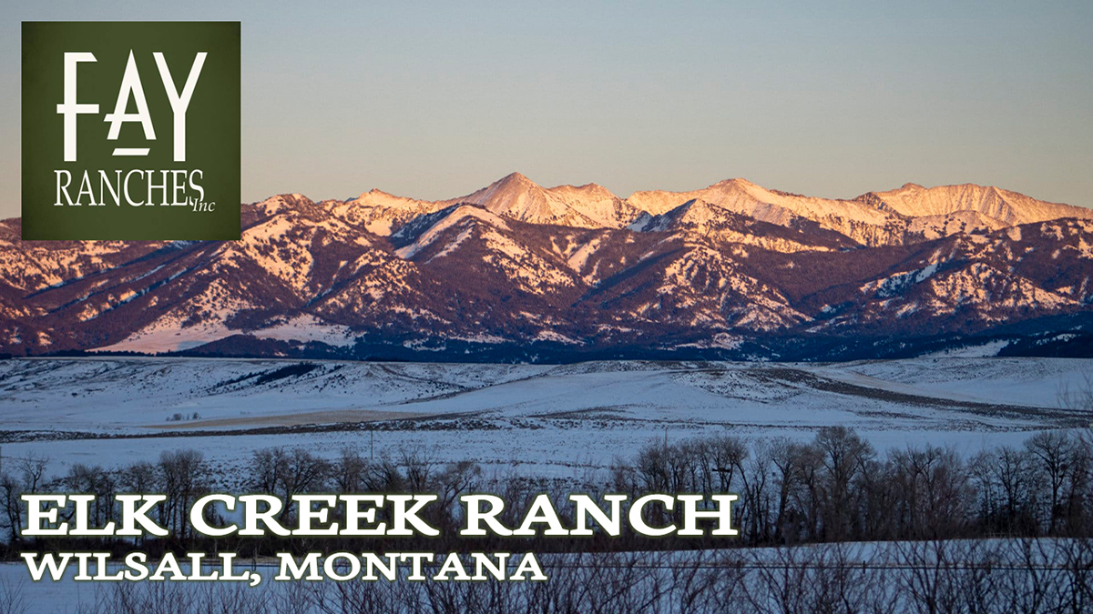 Montana Land For Sale | Elk Creek Ranch | Wilsall, MT