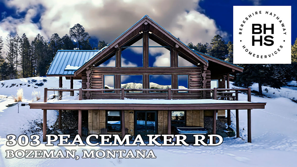 Montana Log Home For Sale | Bozeman MT Home