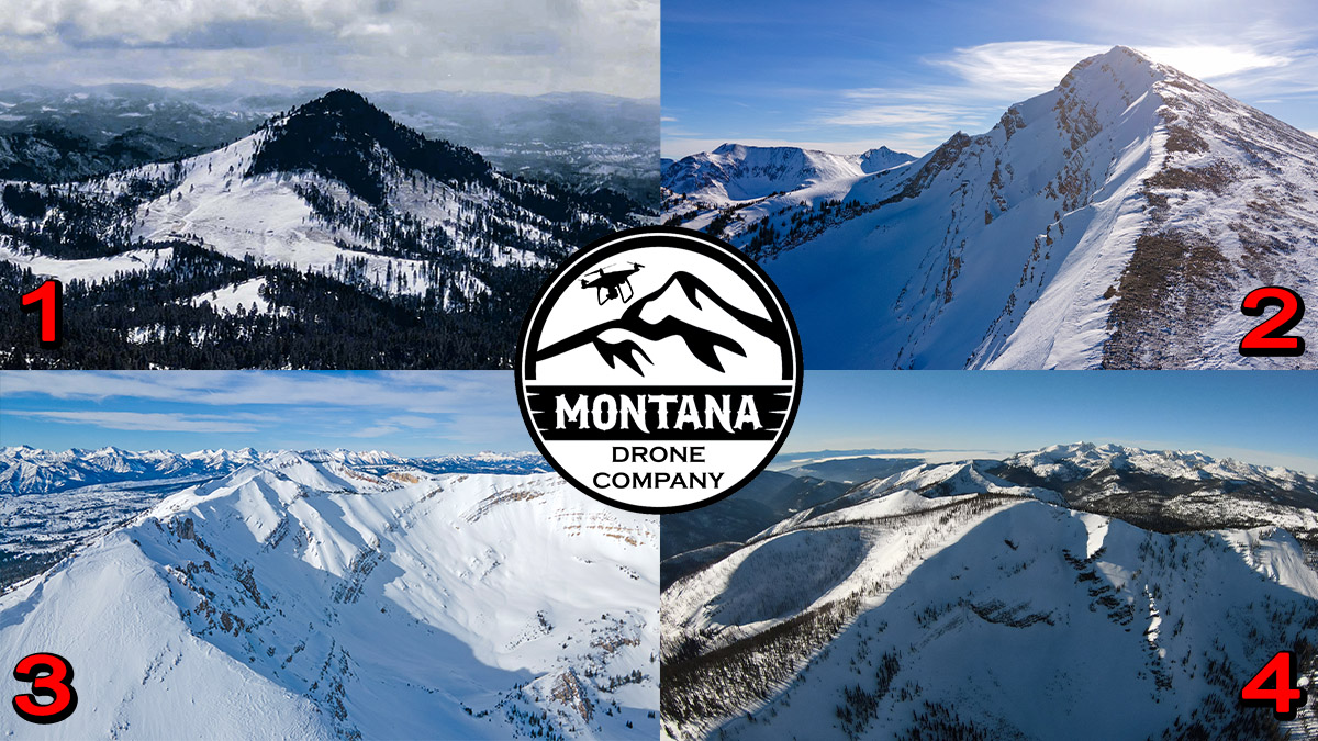 Montana Winter Pictues | Drone Mountain Photographs