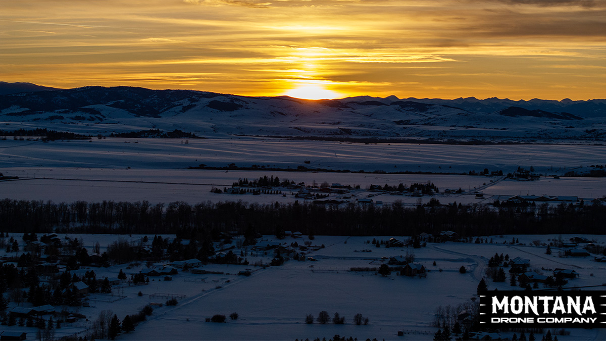 Montana Winter Sunset Fischer