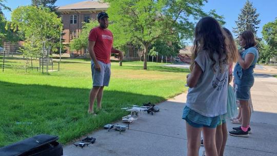 mt drone co provides missoula girl scouts basic drone education thumbnail
