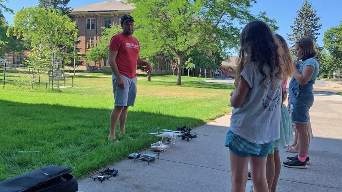 Mt Drone Co Provides Missoula Girl Scouts Basic Drone Education