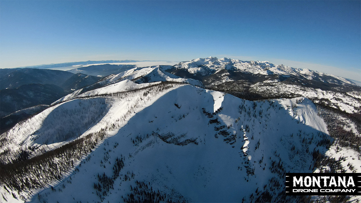 North Fork Bowls Montana Backcountry Views