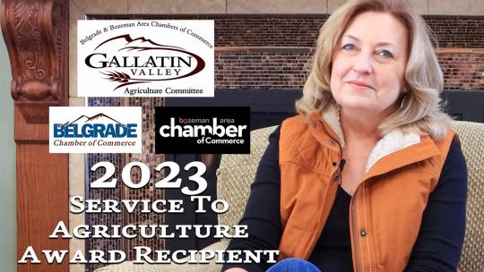 patti soares 2023 gallatin county ag service award winner thumbnail