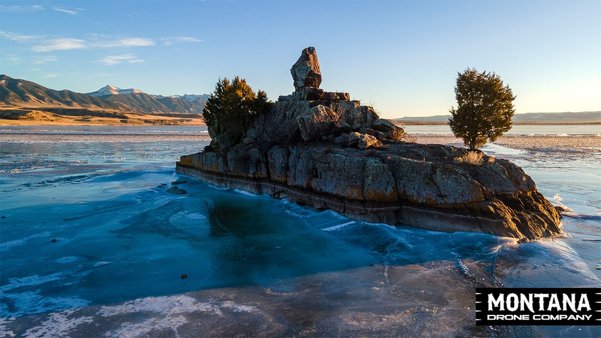 Periscope Up Submarine Rock Ennis Lake Montana