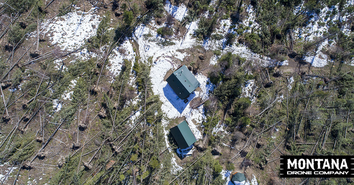 Savage Windstorm Hits NW Montana | Drone Aerial Photographs