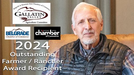 sherwin leep 2024 gallatin county rancher farmer award winner thumbnail