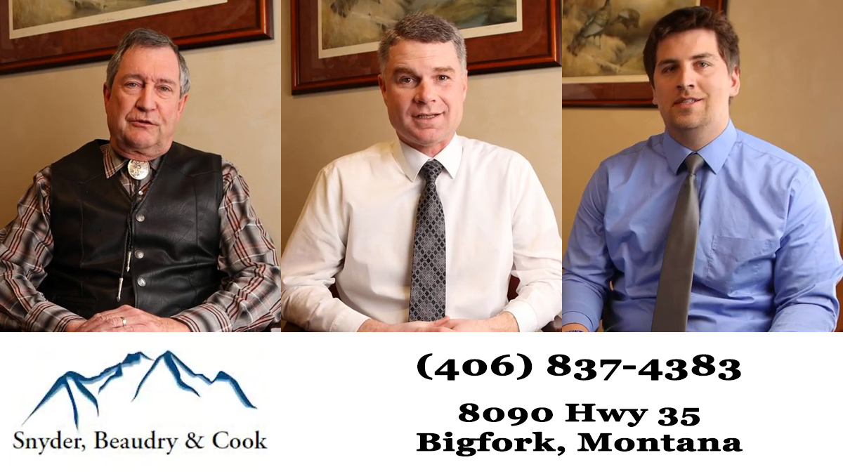 Snyder, Beaudry, Cook Law Firm | Bigfork, Montana