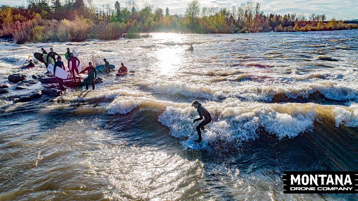 Spring Surfing Missoula Montana Drone Pilot Koppen