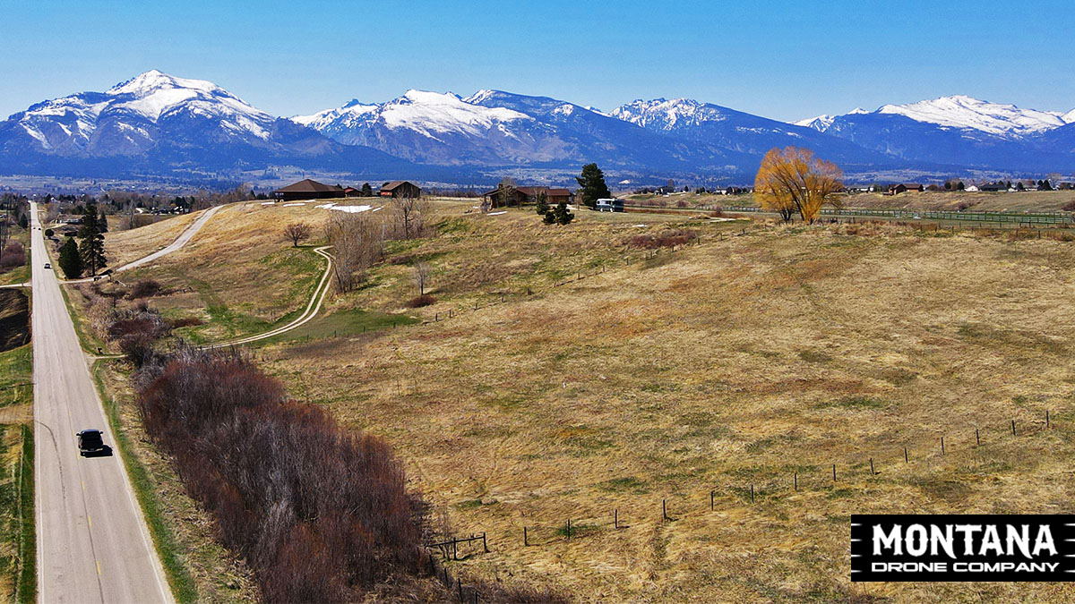 Straight Shot To The Mountains Montana Scenery