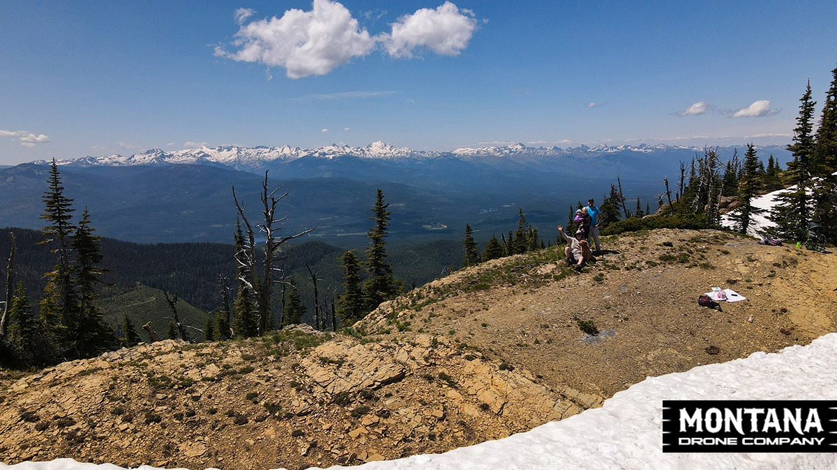 Swan Creek Trail Montana Hike Ridge Picture Drone Aerial Photograph