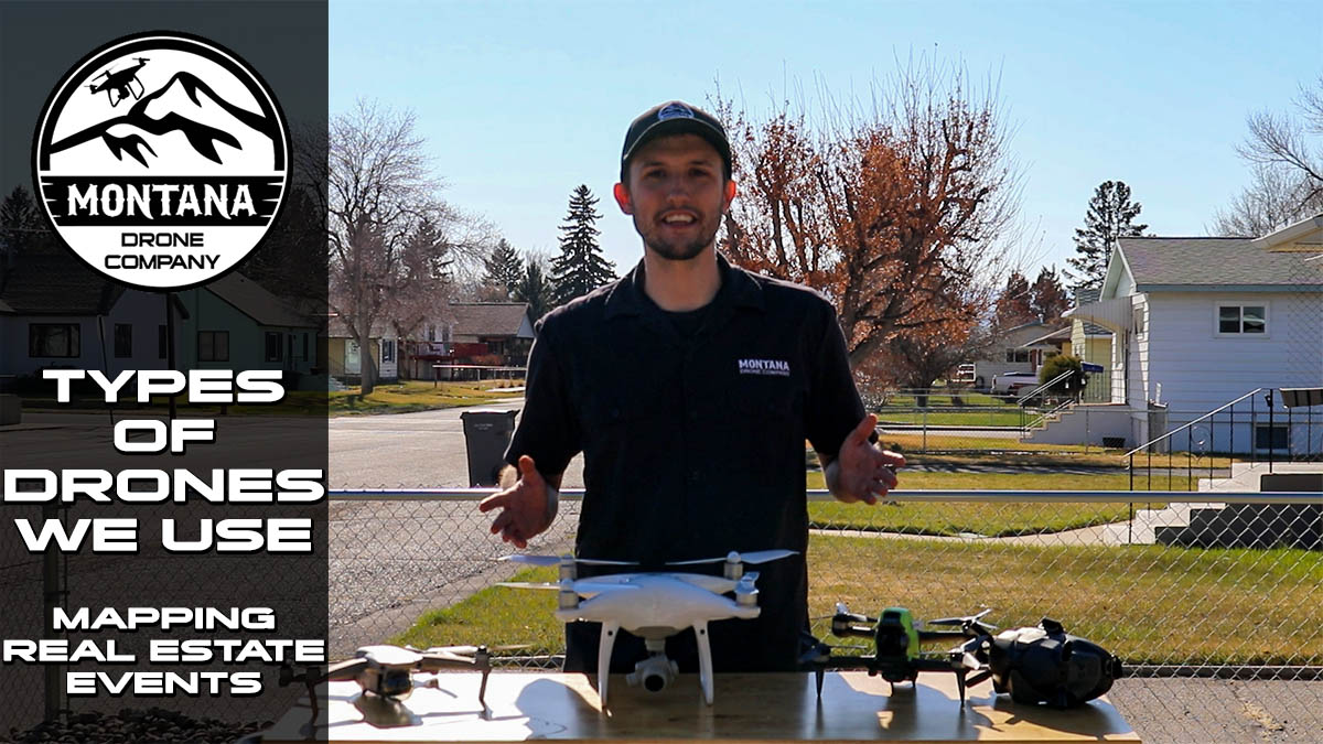 What Types of Drones Does Montana Drone Company Use? Mavic Air 2, Phantom 4 Advanced, DJI FPV