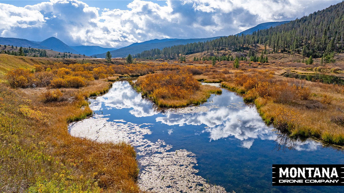 Where Sky Meets The Season Gallatin River Oct 2025