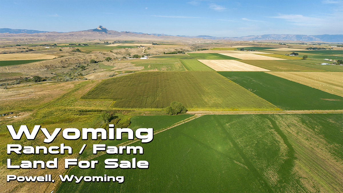 Wyoming Ranch & Farm Land For Sale | Ranch Home - Cattle Pasture - Farming