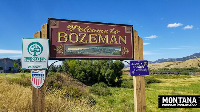 Entrance Sign East Side Bozeman Montana