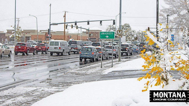 Winter Snow Storms Bozeman Montana