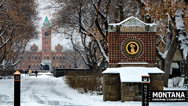 Winter University Of Montana Missoula Montana