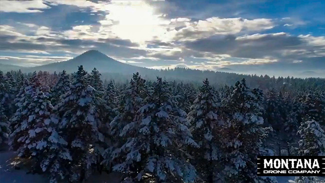 Winter In Montana By Pilot Schwartz